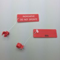 Circuit Breaker Lockout Ring and Tag (Red)